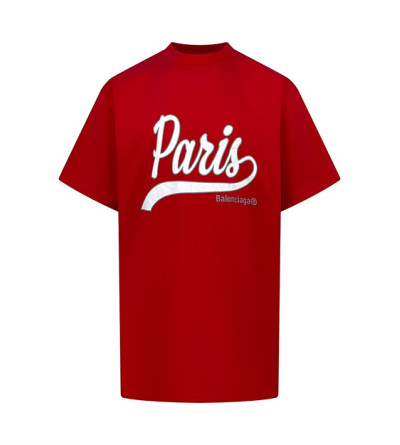 발렌시아가 프린팅 반팔티