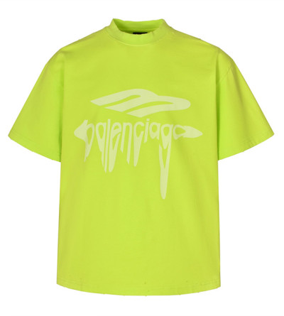 발렌시아가 프린팅 반팔티