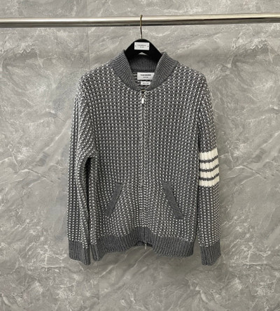 톰브라운 울 니트 집업