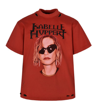 발렌시아가 프린팅 반팔