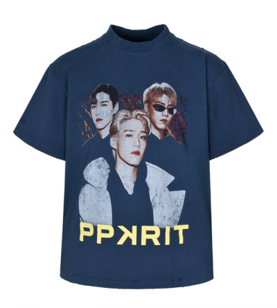 발렌시아가 프린팅 반팔