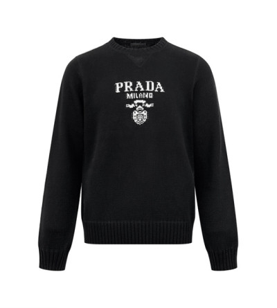 프라다 라운드 니트