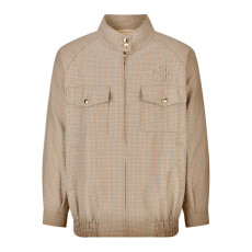 미우미우 체크 블루종