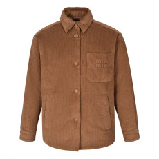 미우미우 코듀로이 셔츠형 자켓