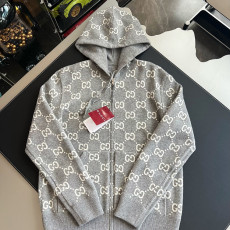 구찌 양면 집업 후드