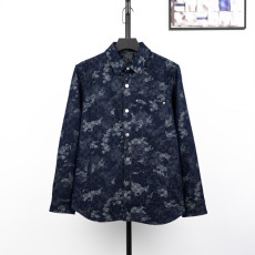 구찌 데님 자카드 셔츠