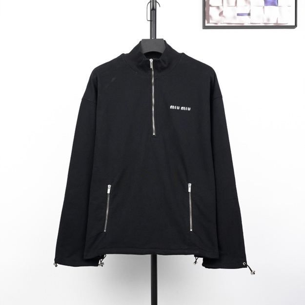 미우미우 스몰로고 반집업