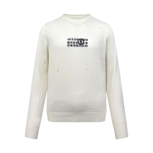 메종마르지엘라 펀칭 니트