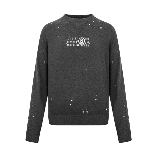 메종마르지엘라 펀칭 니트