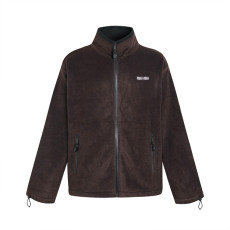 미우미우 브라운 플리스 집업