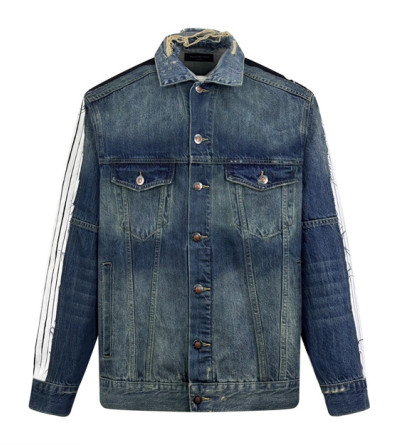 발렌시아가 패치 데님 자켓