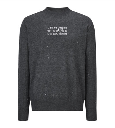 메종마르지엘라 M6 펀칭 자카드 니트