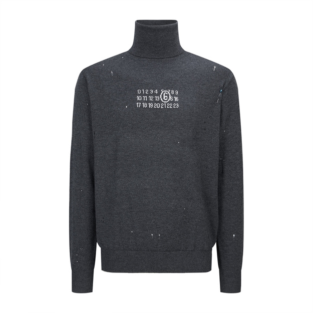 메종마르지엘라 M6 펀칭 폴라 니트