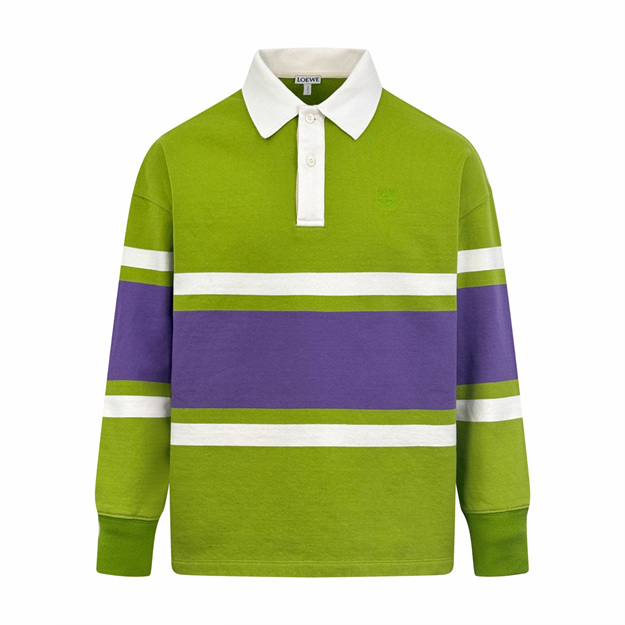 로에베 자수 폴로 긴팔