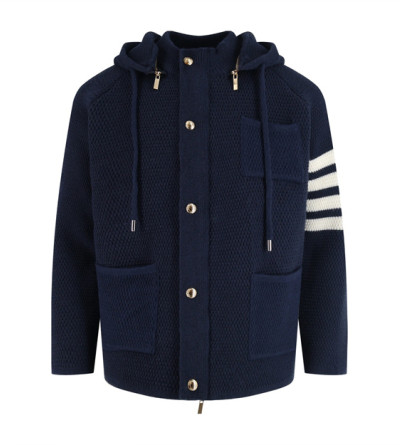 톰브라운 더블 후드 집업