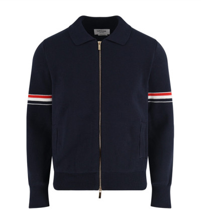 톰브라운 울 니트 집업