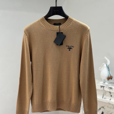 프라다 로고 울 니트