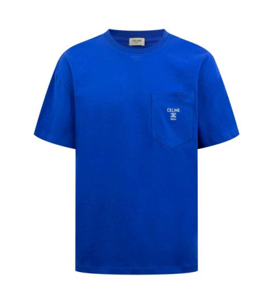 셀린느 자수 포켓 반팔