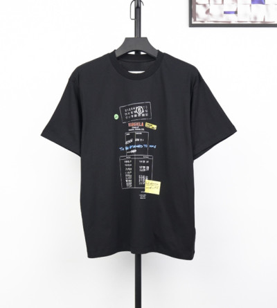 메종마르지엘라 프린팅 반팔