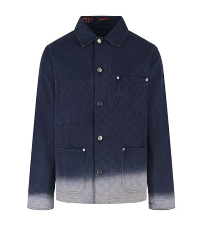 구찌 자카드 데님 자켓