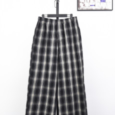 발렌시아가 체크 팬츠