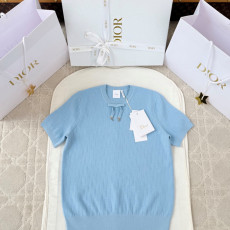 디올 리본 니트 반팔