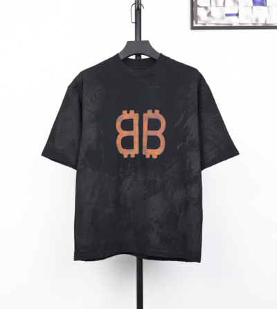 발렌시아가 프린팅 반팔