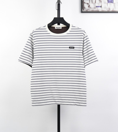 미우미우 스트라이프 반팔