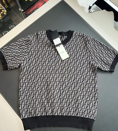 펜디 FF 니트 반팔