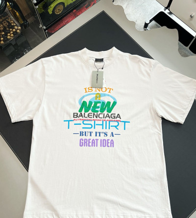 발렌시아가 프린팅 반팔