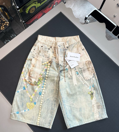 아크네스튜디오 프린팅 데님 팬츠